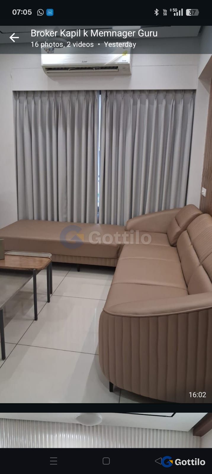 Furnished 2 BHK Apartment for sale in Bhuyangdev — photo 1